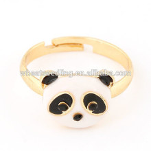 Sweet drills personality panda ring